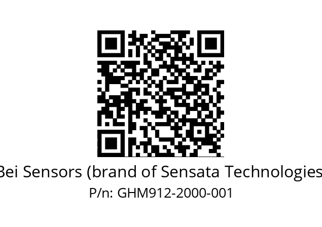  GHM9_12//5G59//02000//G3A020// Bei Sensors (brand of Sensata Technologies) GHM912-2000-001