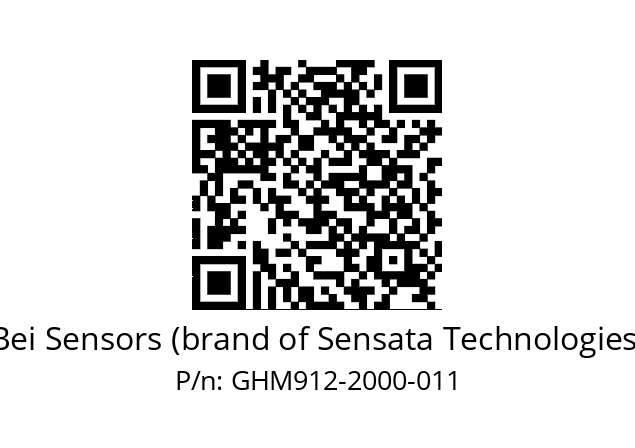  GHM9_12//5G57//02000//G6R// Bei Sensors (brand of Sensata Technologies) GHM912-2000-011