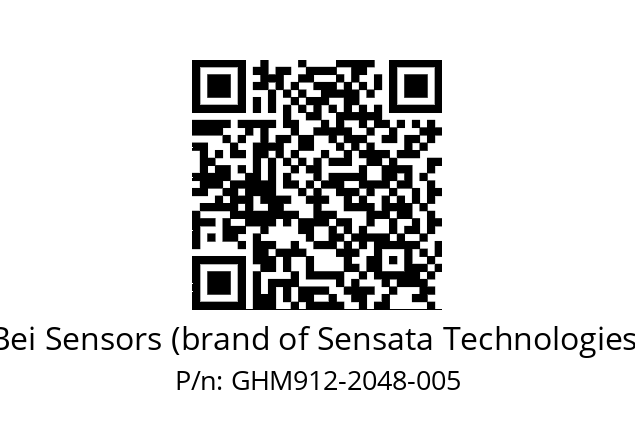  GHM9_12//5G29//02048//G6R// Bei Sensors (brand of Sensata Technologies) GHM912-2048-005