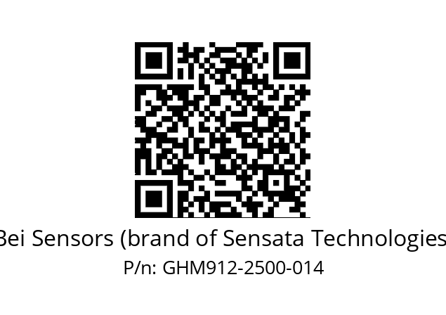  GHM9_12//5G5A//02500//G6R// Bei Sensors (brand of Sensata Technologies) GHM912-2500-014