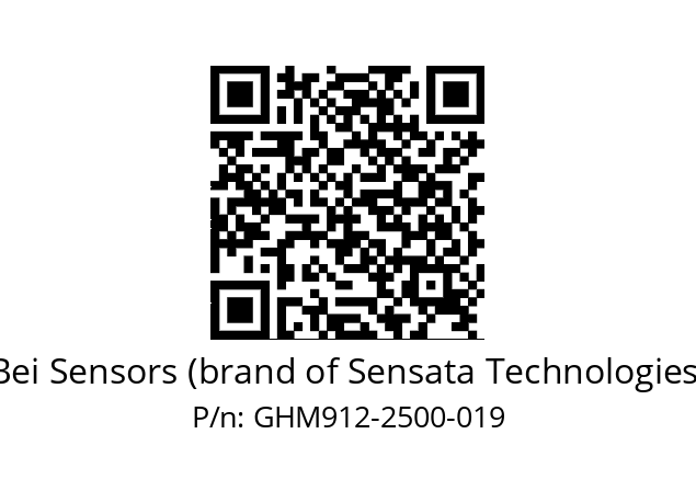  GHM9_12//5G57//02500//G6A// Bei Sensors (brand of Sensata Technologies) GHM912-2500-019