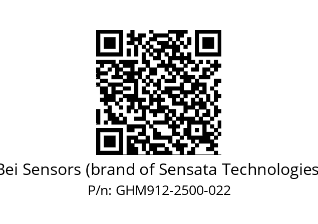  GHM9_12//5G29//02500//G8R// Bei Sensors (brand of Sensata Technologies) GHM912-2500-022