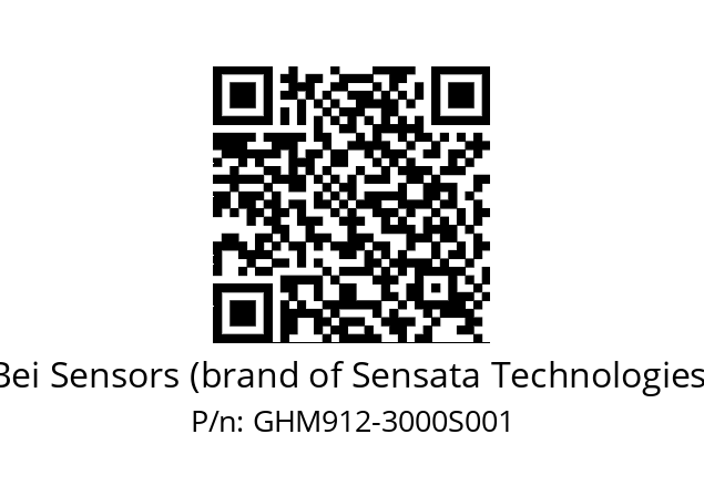  GHM9S12//5G50//03000//G6R//----7D Bei Sensors (brand of Sensata Technologies) GHM912-3000S001