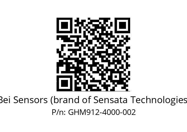  GHM9_12//5G59//04000//G3A020// Bei Sensors (brand of Sensata Technologies) GHM912-4000-002