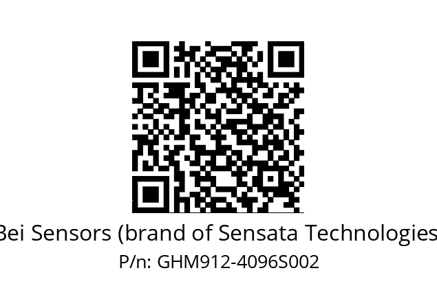  GHM9S12//5G59//04096//G3R020/06/ Bei Sensors (brand of Sensata Technologies) GHM912-4096S002