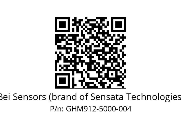  GHM9_12//5G59//05000//G6R// Bei Sensors (brand of Sensata Technologies) GHM912-5000-004