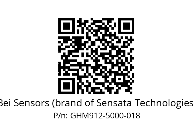  GHM9_12//5G59//05000//G5R// Bei Sensors (brand of Sensata Technologies) GHM912-5000-018