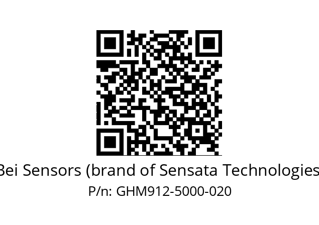  GHM9_12//5G5A//05000//G6A// Bei Sensors (brand of Sensata Technologies) GHM912-5000-020