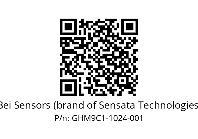  GHM9_C1//5GT9//01024//G6R//--07-- Bei Sensors (brand of Sensata Technologies) GHM9C1-1024-001