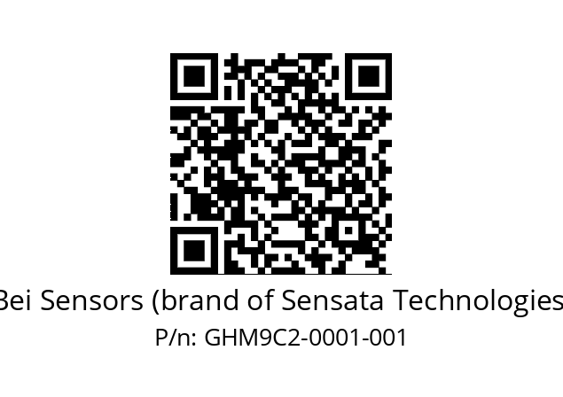  GHM9_C2//5G5N//00001//G6R// Bei Sensors (brand of Sensata Technologies) GHM9C2-0001-001