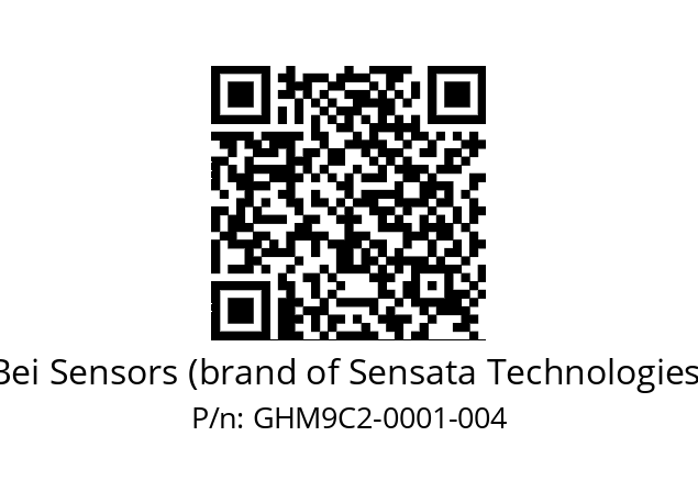  GHM9_C2//5G5N//00001//G3A020// Bei Sensors (brand of Sensata Technologies) GHM9C2-0001-004