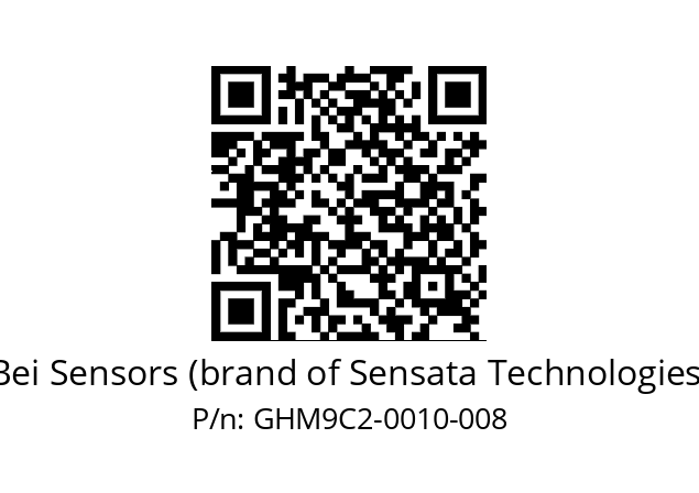  GHM9_C2//3G37//00010//G6R// Bei Sensors (brand of Sensata Technologies) GHM9C2-0010-008