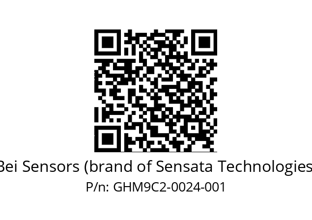  GHM9_C2//5G55//00024//G6R// Bei Sensors (brand of Sensata Technologies) GHM9C2-0024-001