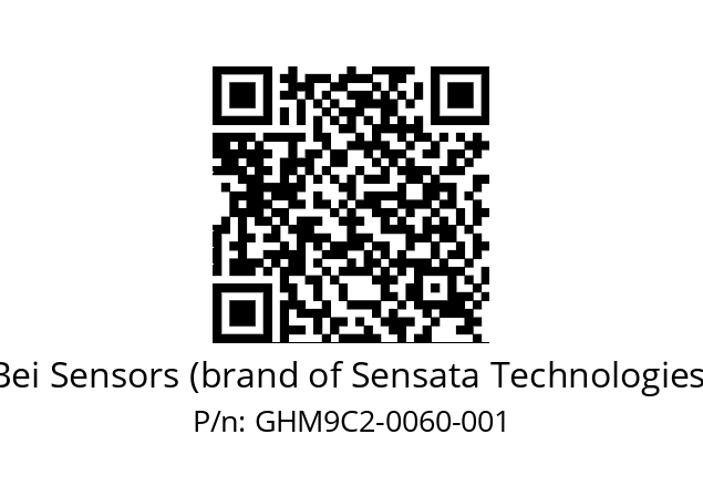  GHM9_C2//5G59//00060//G6R// Bei Sensors (brand of Sensata Technologies) GHM9C2-0060-001