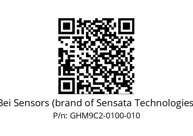  GHM9_C2//5G51//00100//G6R// Bei Sensors (brand of Sensata Technologies) GHM9C2-0100-010