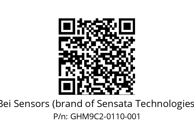  GHM9_C2//5G59//00110//G6R// Bei Sensors (brand of Sensata Technologies) GHM9C2-0110-001