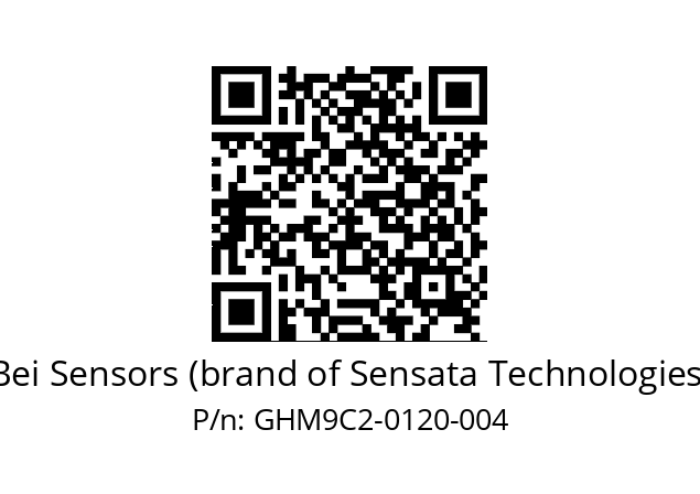  GHM9_C2//5GT7//00120//G6R// Bei Sensors (brand of Sensata Technologies) GHM9C2-0120-004