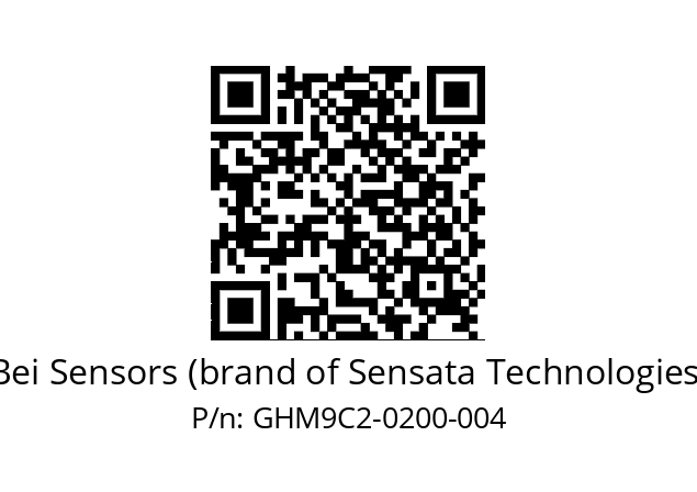  GHM9_C2//5G5A//00200//G6R// Bei Sensors (brand of Sensata Technologies) GHM9C2-0200-004