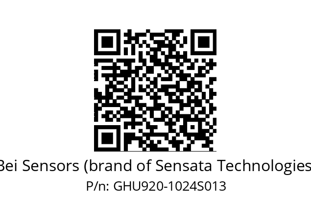  GHU9S20/02/5G29//01024//G3R070/0K/U0---- Bei Sensors (brand of Sensata Technologies) GHU920-1024S013