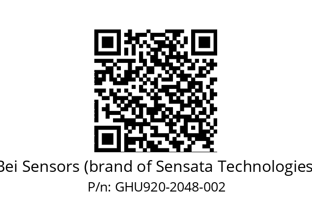  GHU9_20//5G59//02048//G6R//U0---- Bei Sensors (brand of Sensata Technologies) GHU920-2048-002