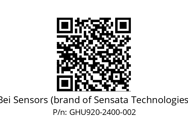  GHU9_20//2G29//02400//G6R//U0---- Bei Sensors (brand of Sensata Technologies) GHU920-2400-002