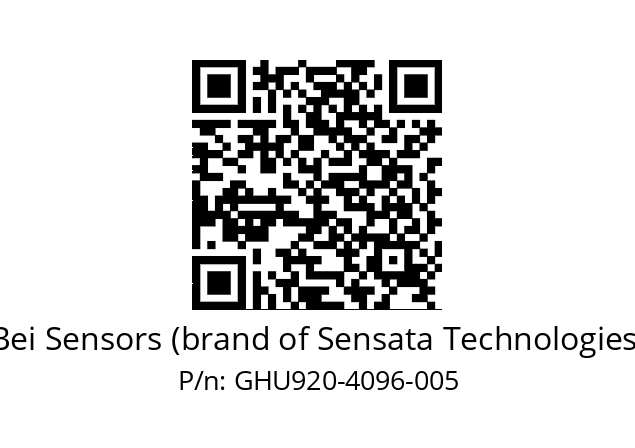  GHU9_20//5G29//04096//G6R//U0D4-- Bei Sensors (brand of Sensata Technologies) GHU920-4096-005