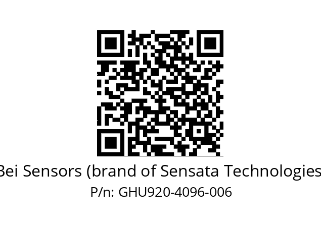  GHU9_20//5G59//04096//G6R//U0D4-- Bei Sensors (brand of Sensata Technologies) GHU920-4096-006