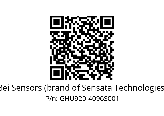  GHU9S20//5G29/01/04096//G6R//U0D48A Bei Sensors (brand of Sensata Technologies) GHU920-4096S001