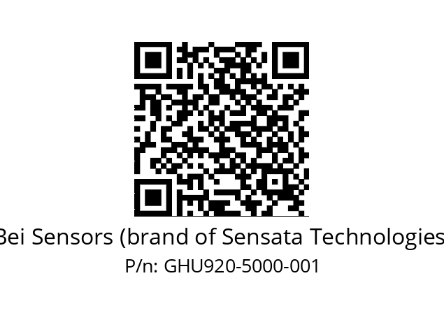  GHU9_20//3G39//05000//G6R//U0---- Bei Sensors (brand of Sensata Technologies) GHU920-5000-001