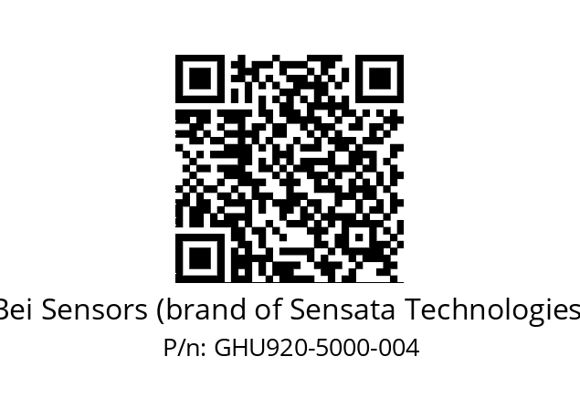  GHU9_20//2G29//05000//G3R020//U0---- Bei Sensors (brand of Sensata Technologies) GHU920-5000-004