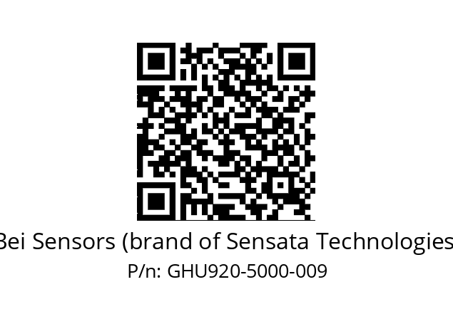  GHU9_20//5G59//05000//GTR//U0---- Bei Sensors (brand of Sensata Technologies) GHU920-5000-009