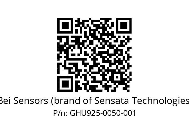  GHU9_25//5G59//00050//G3R020//U0D4-- Bei Sensors (brand of Sensata Technologies) GHU925-0050-001