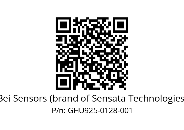  GHU9_25//5G59//00128//G3R020//U0D4-- Bei Sensors (brand of Sensata Technologies) GHU925-0128-001