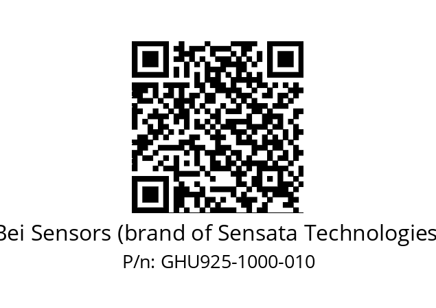  GHU9_25//5G59//01000//G3R020//U0---- Bei Sensors (brand of Sensata Technologies) GHU925-1000-010