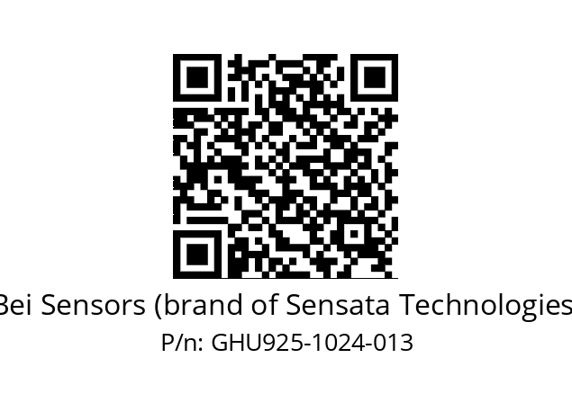  GHU9_25//5GT9//01024//G3R020//U0DA-- Bei Sensors (brand of Sensata Technologies) GHU925-1024-013