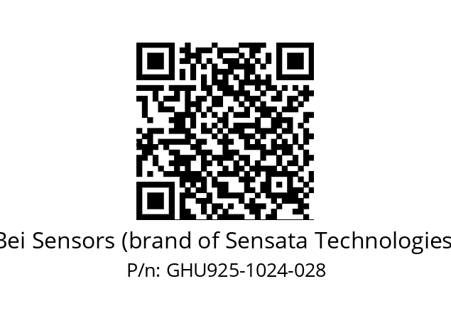  GHU9_25//5G59//01024//GTR//U0---- Bei Sensors (brand of Sensata Technologies) GHU925-1024-028