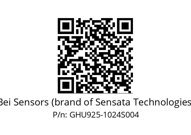  GHU9S25/0N/5G59//01024//GPR015/AM/U062-- Bei Sensors (brand of Sensata Technologies) GHU925-1024S004