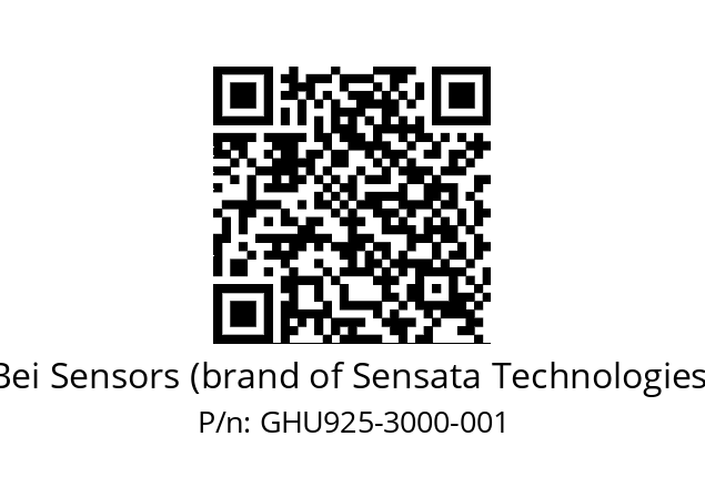  GHU9_25//5G59//03000//G3R020//U1---- Bei Sensors (brand of Sensata Technologies) GHU925-3000-001