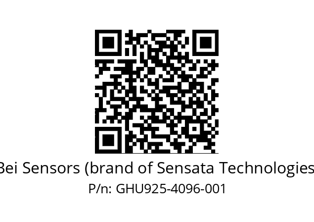  GHU9_25//5G59//04096//G6R//U0D4-- Bei Sensors (brand of Sensata Technologies) GHU925-4096-001