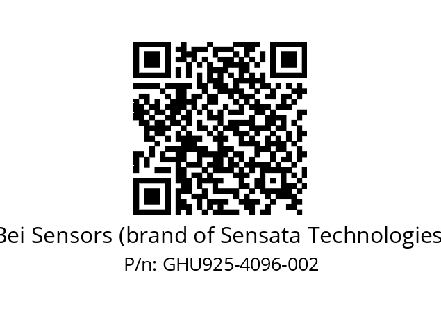  GHU9_25//2G29//04096//G6R//U1---- Bei Sensors (brand of Sensata Technologies) GHU925-4096-002