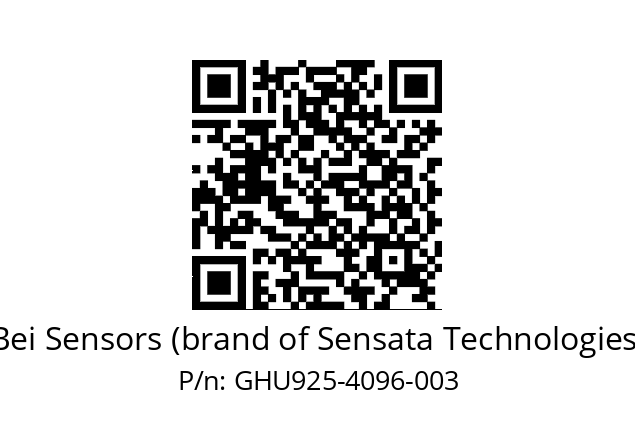  GHU9_25//5G59//04096//G3R020//U0---- Bei Sensors (brand of Sensata Technologies) GHU925-4096-003