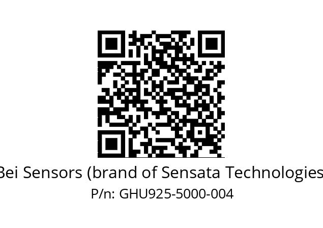  GHU9_25//2G29//05000//G3R020//U0---- Bei Sensors (brand of Sensata Technologies) GHU925-5000-004