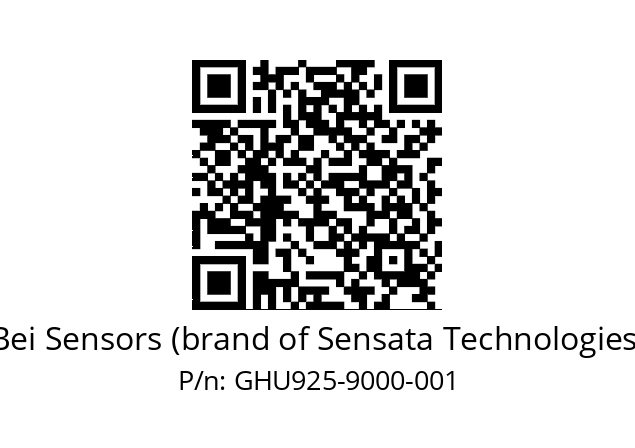  GHU9_25//2G29//09000//G6R//U0---- Bei Sensors (brand of Sensata Technologies) GHU925-9000-001