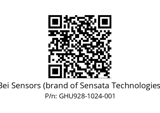  GHU9_28//3G39//01024//G6R//U0D4-- Bei Sensors (brand of Sensata Technologies) GHU928-1024-001