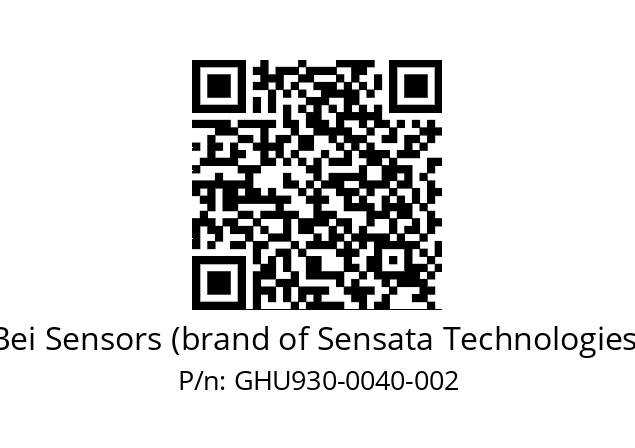   Bei Sensors (brand of Sensata Technologies) GHU930-0040-002