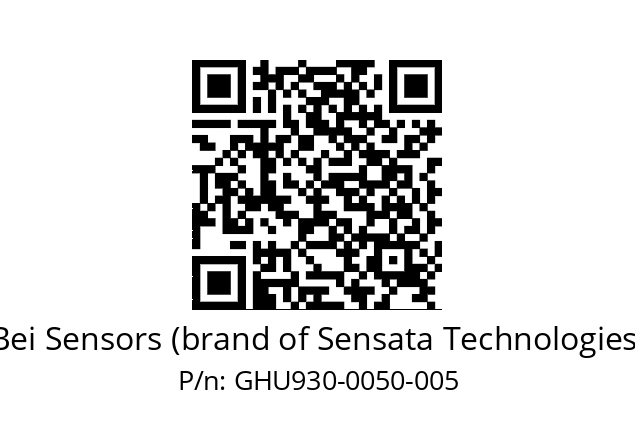  GHU9_30//5G59//00050//G3R020// Bei Sensors (brand of Sensata Technologies) GHU930-0050-005