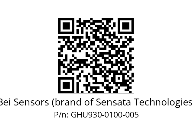  GHU9_30//5G59//00100//G8R//--DA-- Bei Sensors (brand of Sensata Technologies) GHU930-0100-005