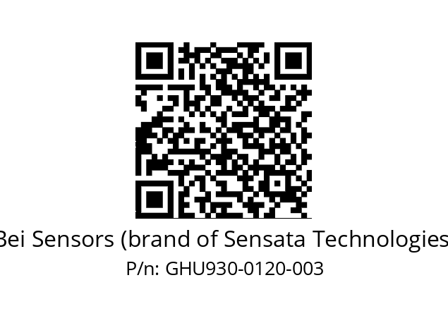  GHU9_30//5G59//00120//G3R050// Bei Sensors (brand of Sensata Technologies) GHU930-0120-003