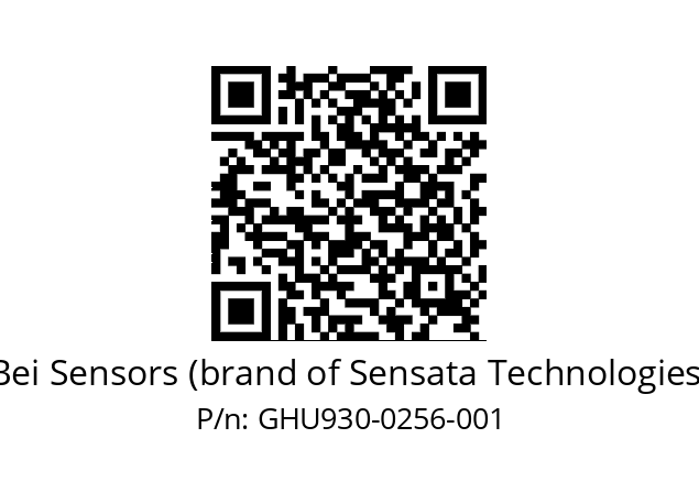  GHU9_30//5G59//00256//G3R020// Bei Sensors (brand of Sensata Technologies) GHU930-0256-001