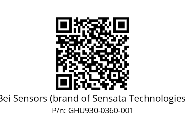  GHU9_30//5G59//00360//G6R// Bei Sensors (brand of Sensata Technologies) GHU930-0360-001